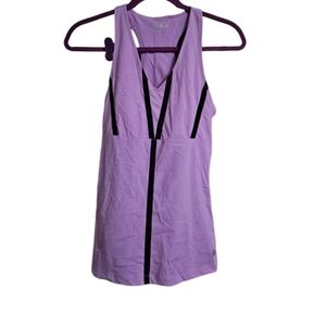 LIJA Purple v neck golf/tennis/yoga top. NWT size small